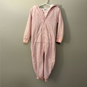 4T Pink Polka Dot Kids Pajamas